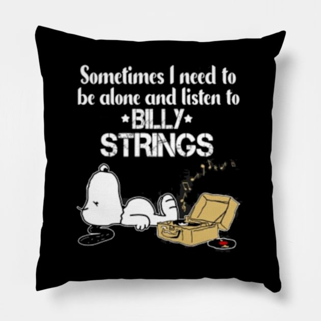 Billy Strings // Aesthetic Vinyl Record Vintage // T-Shirt Pillow by Almer