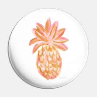 Pink Gold Pineapple - Golden Hour Pin