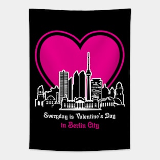 Valentine's Day in Berlin City Tapestry