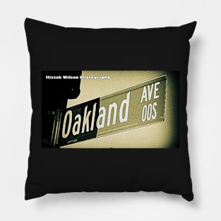 Oakland Avenue1 Pasadena CA by Mistah Wilson Photography Pillow