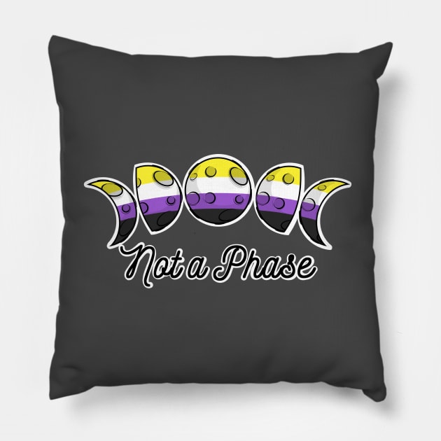 Not a Phase-Nonbinary Pillow by PaintbrushesAndPixels