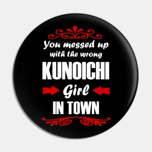 Kunoichi Girls' Ninja Birthday Gift Pin