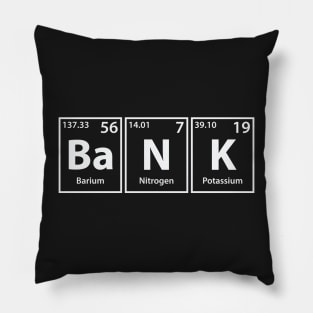 Bank (Ba-N-K) Periodic Elements Spelling Pillow