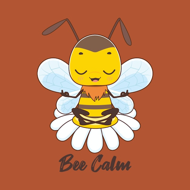 Bee calm design by GazingNeko