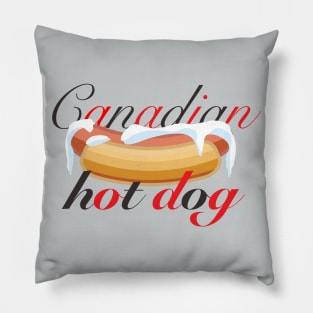 8ts Canadian Hot Dog Pillow