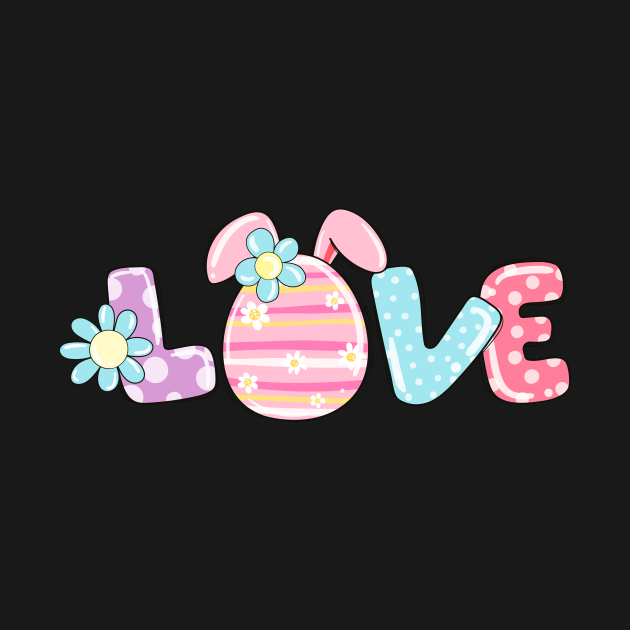 Discover LOVE Easter Egg Easter Bunny Outfit - Easter Outfit - T-Shirt