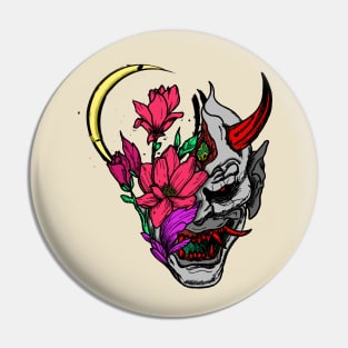 The Crescent Moon Demon Pin