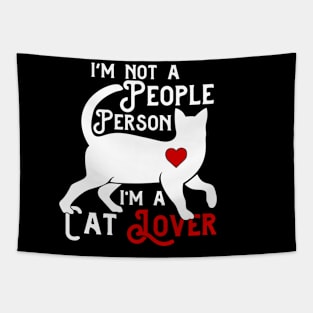 I'm Not a People Person, I'm a Cat Lover Tapestry