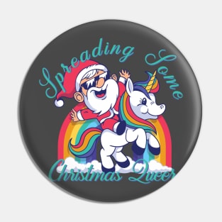 Spreading some Christmas queer Pin