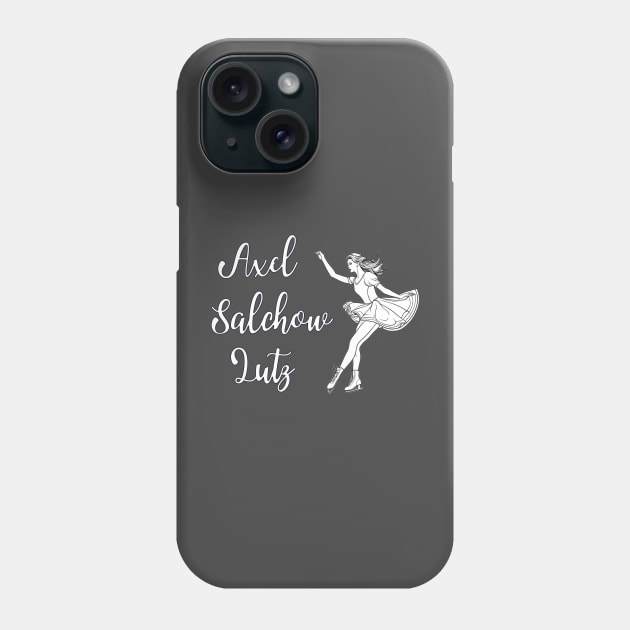 Figure skating jumps Phone Case by Edgi