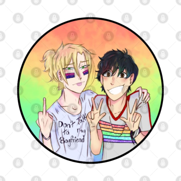 Ash and Eiji Pride by Sophprano