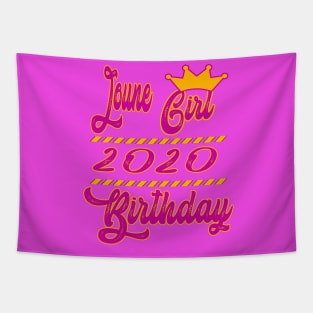 June Girl 2020 Birthday - Happy Birthday for Girls Tapestry