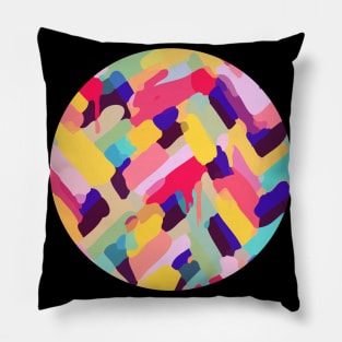 Modern abstract geometric texture digital image Pillow