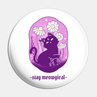 Stay Meowgical Pin