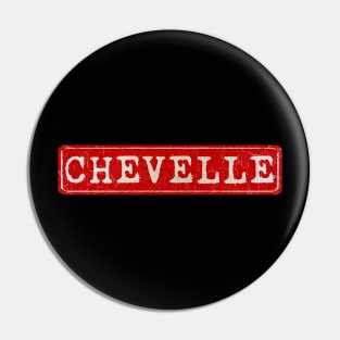 vintage retro plate Chevelle Pin