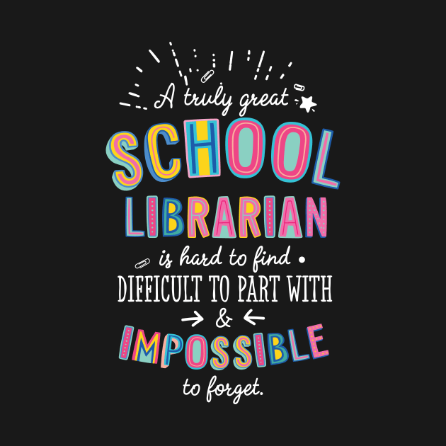 A truly Great School Librarian Gift - Impossible to forget by BetterManufaktur
