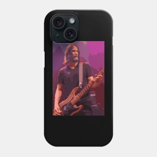 Keanu Grooves: Bass Guitar Vibes Phone Case