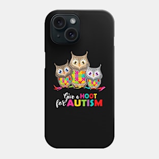 Autism Puzzle Owls Phone Case