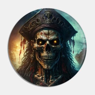 Pirate skeleton Pin