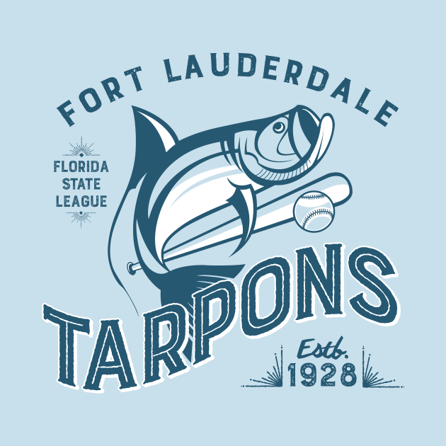Fort Lauderdale Tarpons by MindsparkCreative