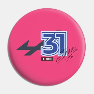 Formula 1 - Esteban Ocon Number. Pin