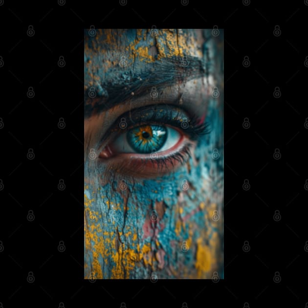 Painted eye 10K resolution by DigiArtsSpace