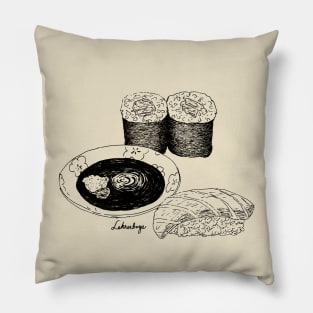 Sushi Time Pillow