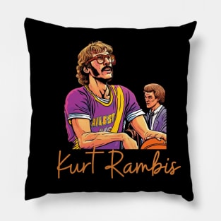 Kurt Rambis Vintage Style Pillow