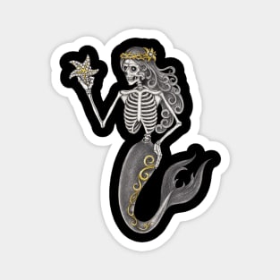 Mermaid skull. Magnet