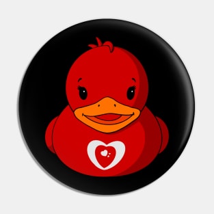 Valentine Rubber Duck Pin