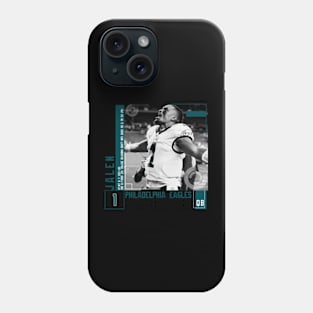 Jalen Hurts Paper Poster Phone Case