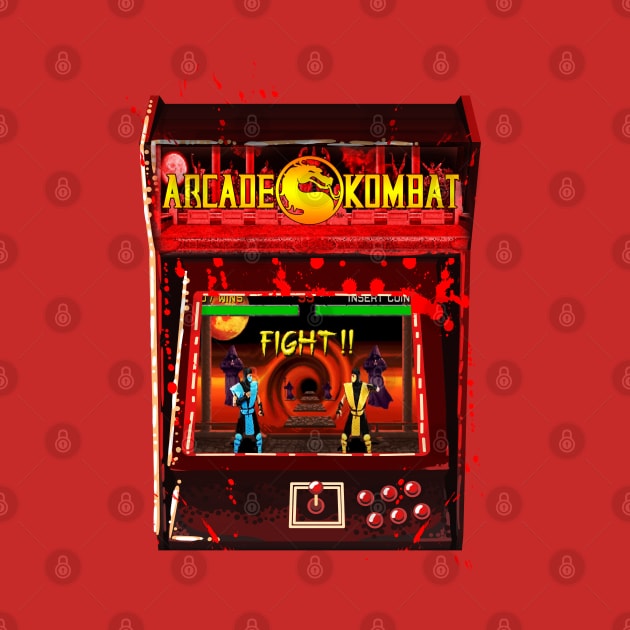 Fighting Arcade Machine by Dark Days Design