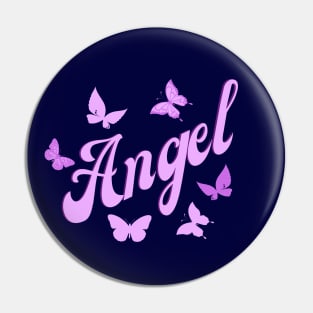 Angel and butterflies Pin