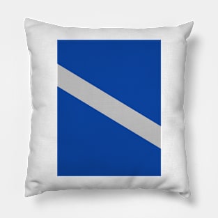 Las Vegas City Flag Blue Silver Sash Pillow