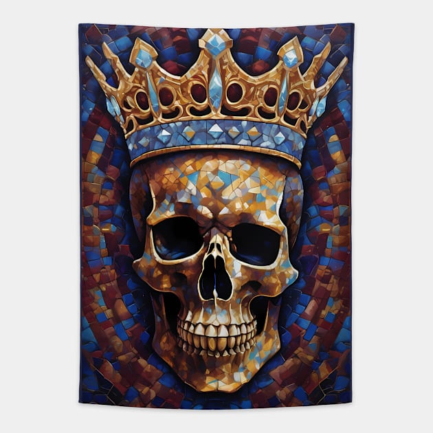 CROWN SKULL HOME DECOR Tapestry by vibrain