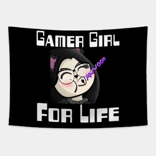 Gamer Girl For Life Tapestry