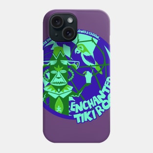 Enchanted Tiki Room (Blues and greens) Phone Case