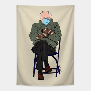 Mittens Bernie Tapestry