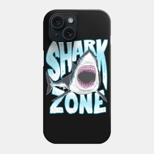 Shark Zone Phone Case by Colorbird77