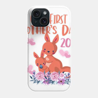 Floral Matching Our First Mother's Day Kangaroo outfit Phone Case