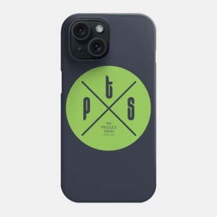 The Produce Stand Podcast patch lime green Phone Case