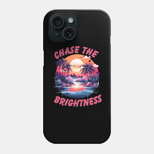 Chase the Brightness Phone Case by NedisDesign