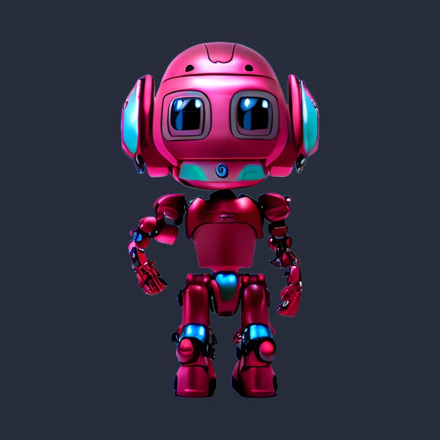 Pink Robot by First Born Biscuit