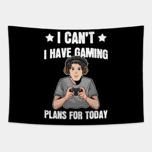 Got Gaming Plans - For Gamers Tapestry