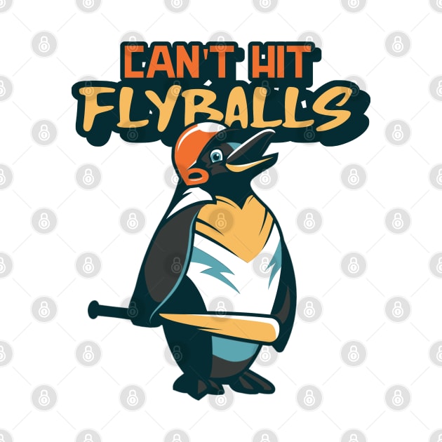 Funny Baseball Penguin by Johan13