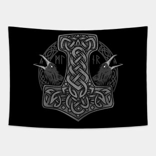 Viking Norse God Hammer - Mjolnir Gift Tapestry