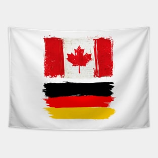 Canadian and Germany Flag Tapestry