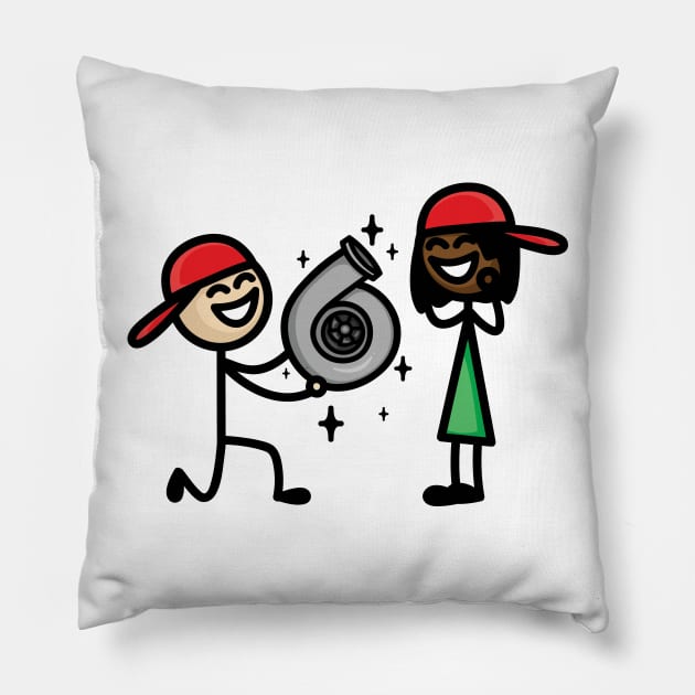 The proposal 3 Pillow by hoddynoddy