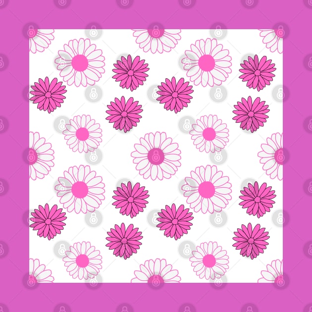 Pink Daisies Pattern by aybe7elf