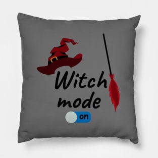 witch mode on "3" Pillow